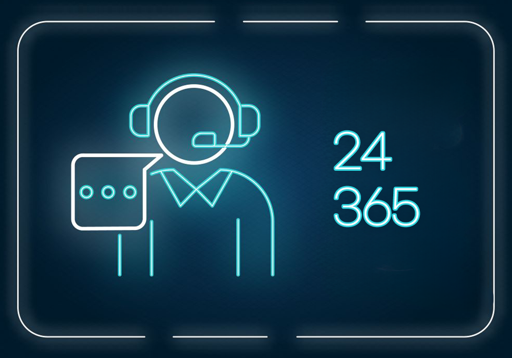 24시간 응대